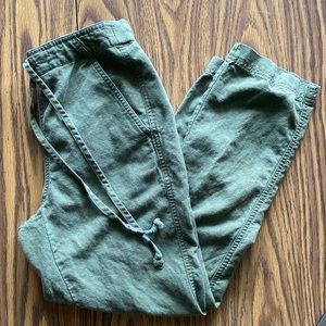 J. Crew Tie-waist Seaside Pant in Linen Blend - XXS